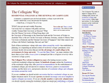 Tablet Screenshot of collegiateway.org
